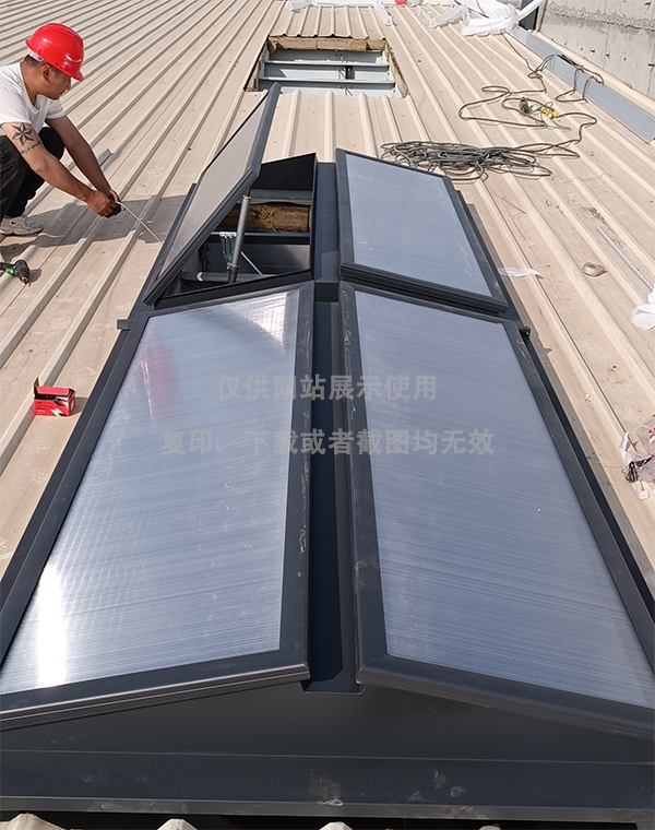 兰州王老吉生产车间阿克塞排烟天窗